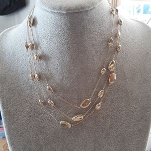 Gold Nuggets Necklace